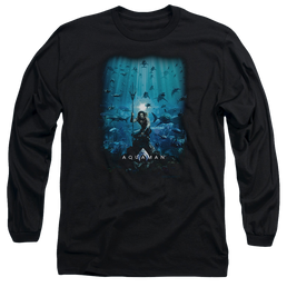 Aquaman Movie Poster - Men's Long Sleeve T-Shirt Men's Long Sleeve T-Shirt Aquaman   