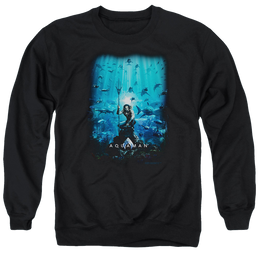 Aquaman Movie Poster - Men's Crewneck Sweatshirt Men's Crewneck Sweatshirt Aquaman   