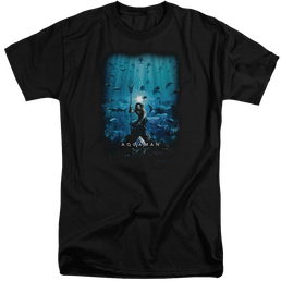 Aquaman Movie Poster - Men's Tall Fit T-Shirt Men's Tall Fit T-Shirt Aquaman   
