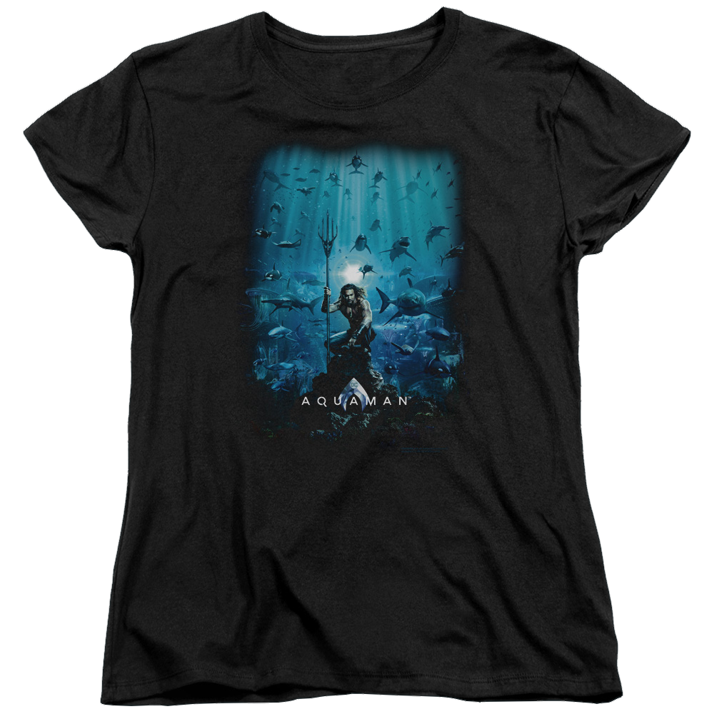 Aquaman Movie Poster - Women's T-Shirt Women's T-Shirt Aquaman   