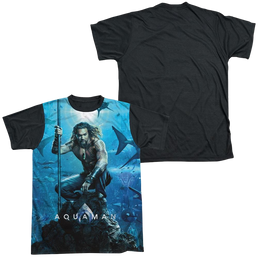Aquaman Movie Poster - Men's Black Back T-Shirt Men's Black Back T-Shirt Aquaman   