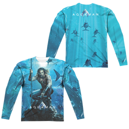 Aquaman Movie Poster - Men's All-Over Print Long Sleeve Men's All-Over Print Long Sleeve Aquaman   