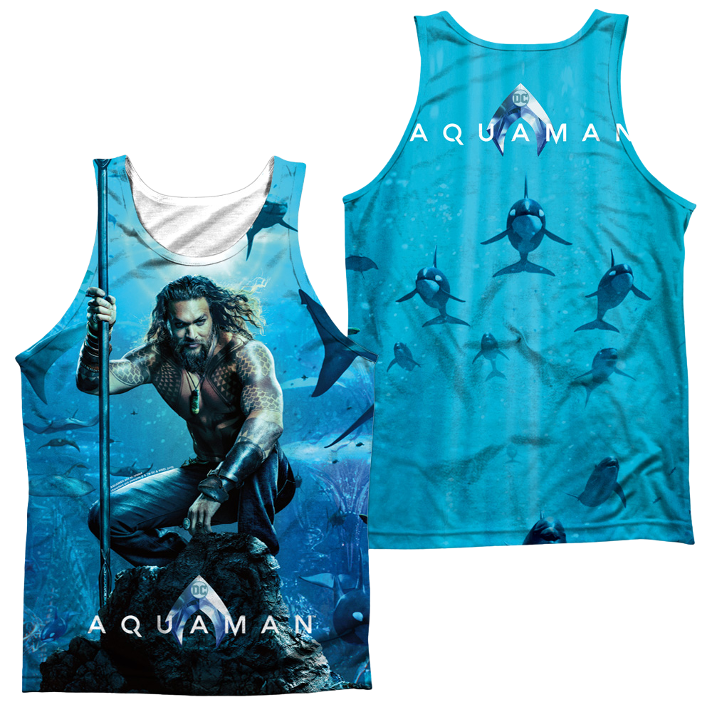 Aquaman Movie Poster - Men's All Over Print Tank Top Men's All Over Print Tank Aquaman   