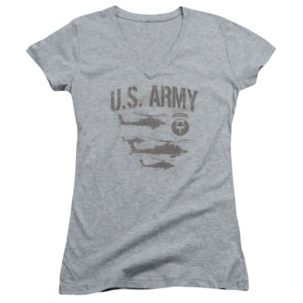 U.S. Army Airborne - Juniors V-Neck T-Shirt Juniors V-Neck T-Shirt U.S. Army   