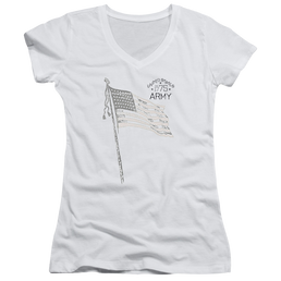 U.S. Army Tristar - Juniors V-Neck T-Shirt Juniors V-Neck T-Shirt U.S. Army   