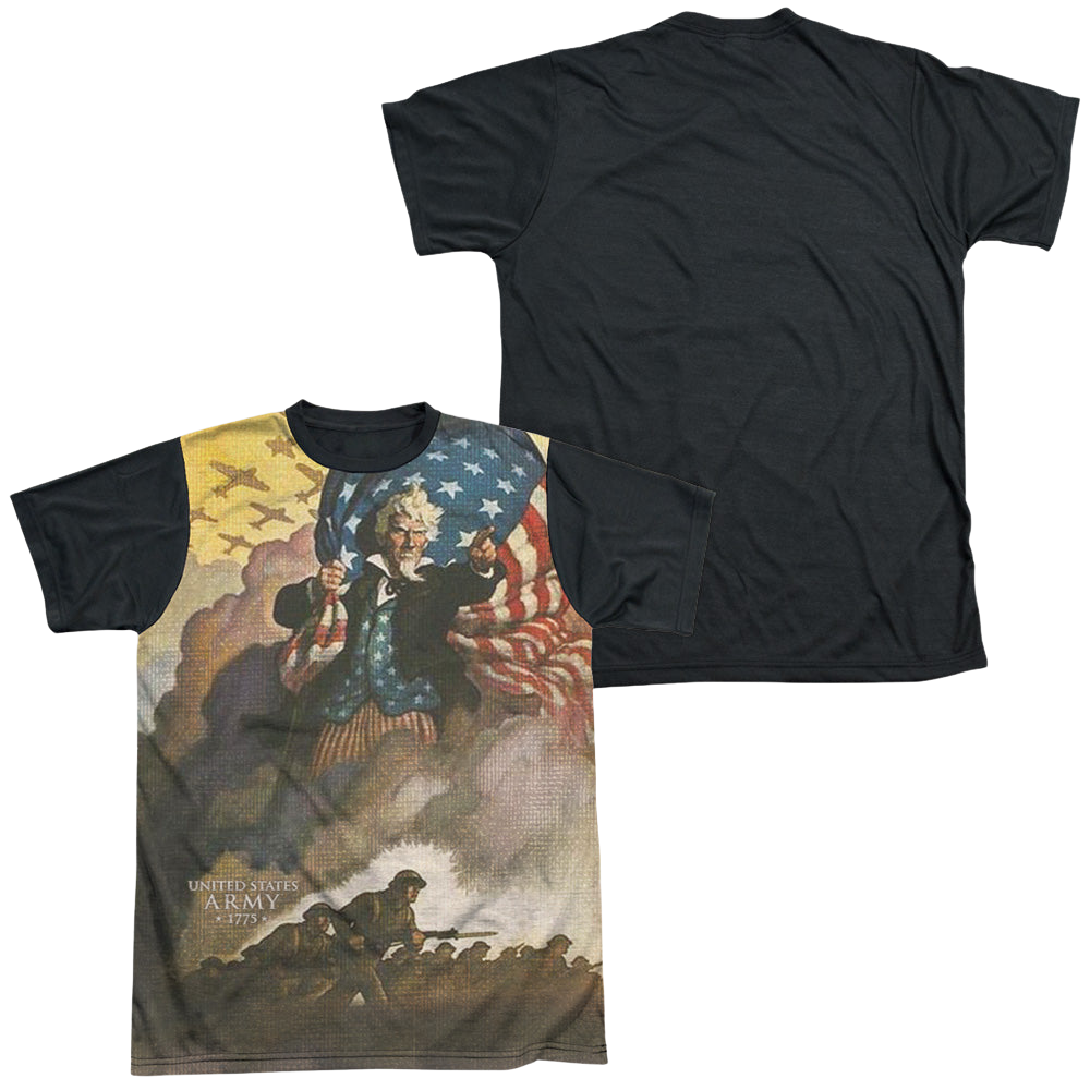 U.S. Army Vintage Poster - Men's Black Back T-Shirt Men's Black Back T-Shirt U.S. Army   