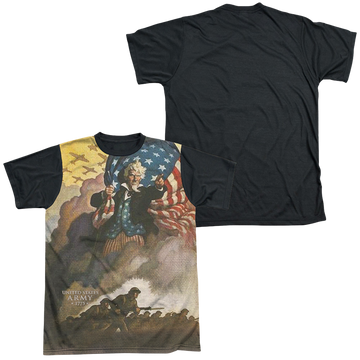 U.S. Army Vintage Poster - Men's Black Back T-Shirt Men's Black Back T-Shirt U.S. Army   