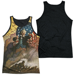U.S. Army Vintage Poster - Men's Black Back Tank Top Men's Black Back Tank U.S. Army   