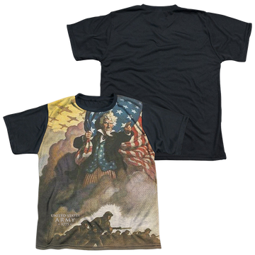 U.S. Army Vintage Poster - Youth Black Back T-Shirt Youth Black Back T-Shirt (Ages 8-12) U.S. Army   