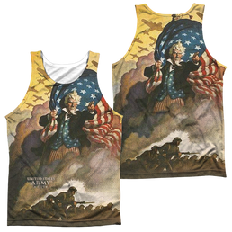 U.S. Army Vintage Poster (Front/Back Print) - Men's All Over Print Tank Top Men's All Over Print Tank U.S. Army   