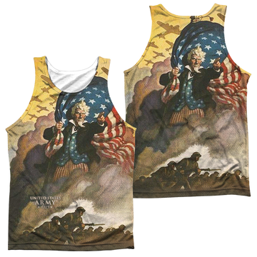 U.S. Army Vintage Poster (Front/Back Print) - Men's All Over Print Tank Top Men's All Over Print Tank U.S. Army   