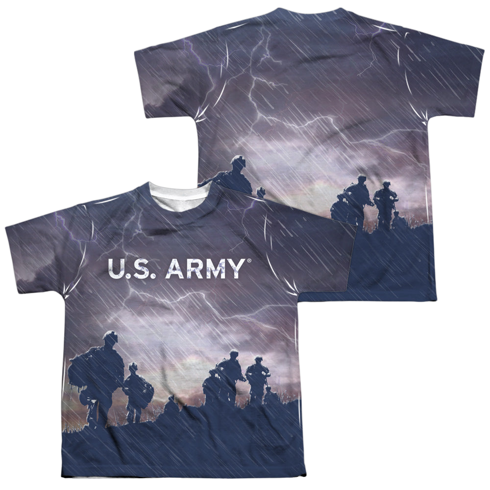U.S. Army Up Hill (Front/Back Print) - Youth All-Over Print T-Shirt Youth All-Over Print T-Shirt (Ages 8-12) U.S. Army   