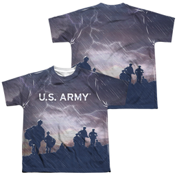 U.S. Army Up Hill (Front/Back Print) - Youth All-Over Print T-Shirt Youth All-Over Print T-Shirt (Ages 8-12) U.S. Army   