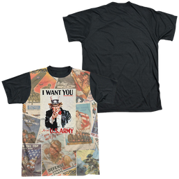 U.S. Army Vintage Collage - Men's Black Back T-Shirt Men's Black Back T-Shirt U.S. Army   