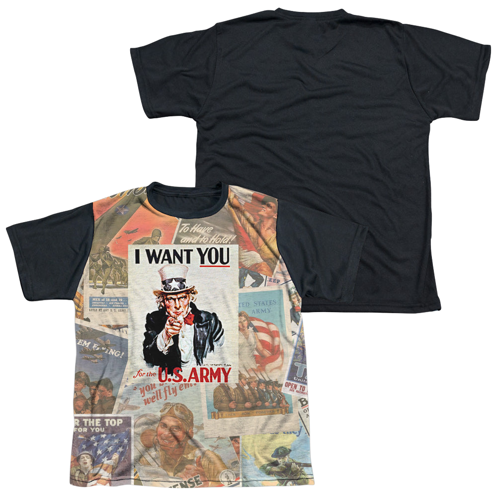 U.S. Army Vintage Collage - Youth Black Back T-Shirt Youth Black Back T-Shirt (Ages 8-12) U.S. Army   