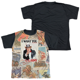 U.S. Army Vintage Collage - Youth Black Back T-Shirt Youth Black Back T-Shirt (Ages 8-12) U.S. Army   