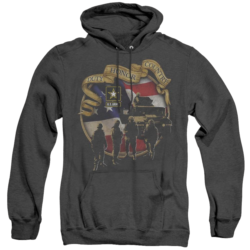 U.S. Army Duty Honor Country - Heather Pullover Hoodie Heather Pullover Hoodie U.S. Army   