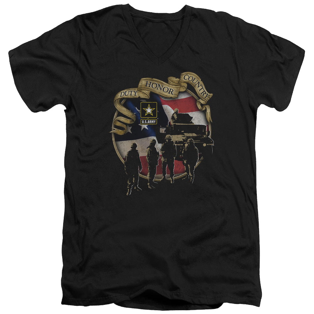 U.S. Army Duty Honor Country - Men's V-Neck T-Shirt Men's V-Neck T-Shirt U.S. Army   