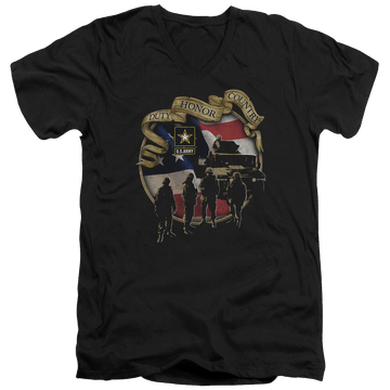 U.S. Army Duty Honor Country - Men's V-Neck T-Shirt Men's V-Neck T-Shirt U.S. Army   