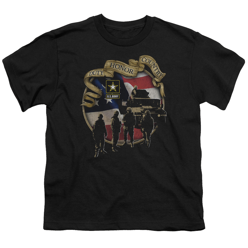 U.S. Army Duty Honor Country - Youth T-Shirt Youth T-Shirt (Ages 8-12) U.S. Army   