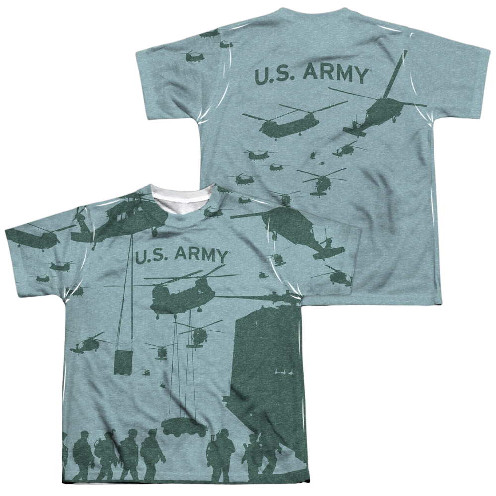 U.S. Army Airborne (Front/Back Print) - Youth All-Over Print T-Shirt Youth All-Over Print T-Shirt (Ages 8-12) U.S. Army   