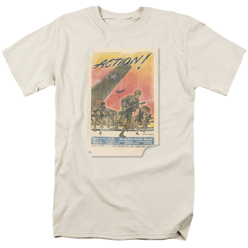 U.S. Army Action Poster - Men's Regular Fit T-Shirt Men's Regular Fit T-Shirt U.S. Army   