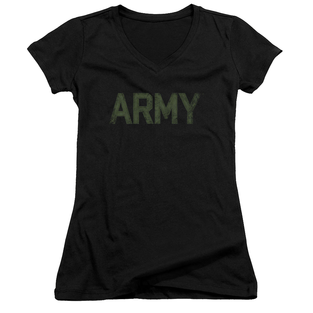 U.S. Army Type - Juniors V-Neck T-Shirt Juniors V-Neck T-Shirt U.S. Army   