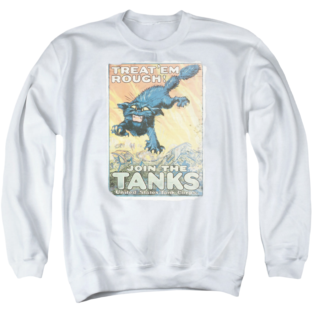 U.S. Army Treat Em Rough - Men's Crewneck Sweatshirt Men's Crewneck Sweatshirt U.S. Army   