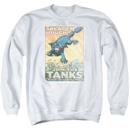 U.S. Army Treat Em Rough - Men's Crewneck Sweatshirt Men's Crewneck Sweatshirt U.S. Army   