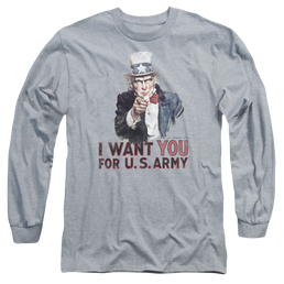 U.S. Army I Want You - Men's Long Sleeve T-Shirt Men's Long Sleeve T-Shirt U.S. Army   