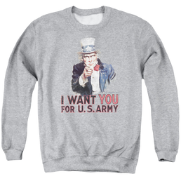 U.S. Army I Want You - Men's Crewneck Sweatshirt Men's Crewneck Sweatshirt U.S. Army   