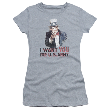 U.S. Army I Want You - Juniors T-Shirt Juniors T-Shirt U.S. Army   