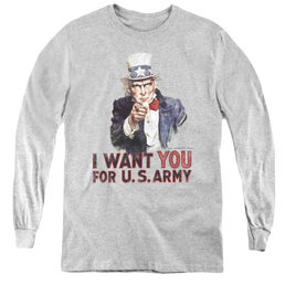 U.S. Army I Want You - Youth Long Sleeve T-Shirt Youth Long Sleeve T-Shirt U.S. Army   