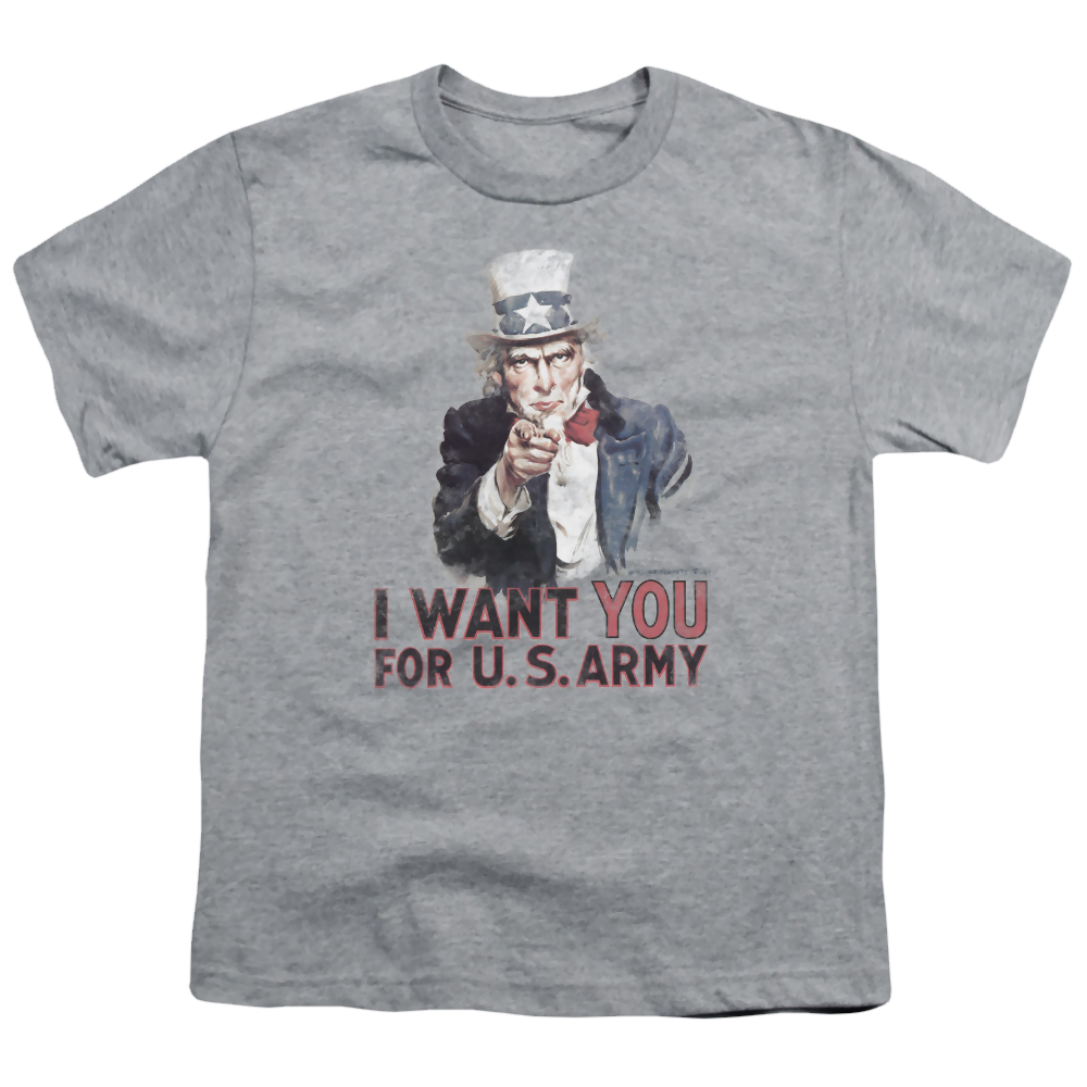U.S. Army I Want You - Youth T-Shirt Youth T-Shirt (Ages 8-12) U.S. Army   