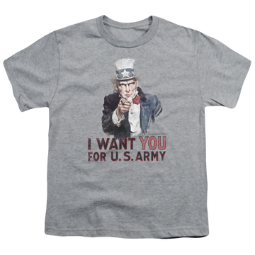 U.S. Army I Want You - Youth T-Shirt Youth T-Shirt (Ages 8-12) U.S. Army   
