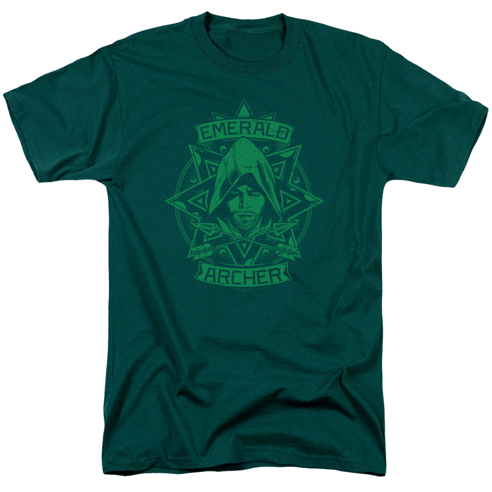 Arrow The Television Series Archer Illustration - Men's Regular Fit T-Shirt Men's Regular Fit T-Shirt Green Arrow   