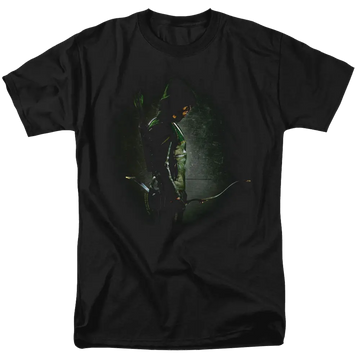 Arrow In The Shadows - Men's Regular Fit T-Shirt Green Arrow