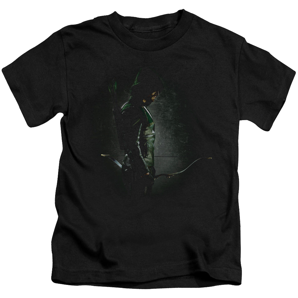Arrow The Television Series In The Shadows - Kid's T-Shirt Kid's T-Shirt (Ages 4-7) Green Arrow   
