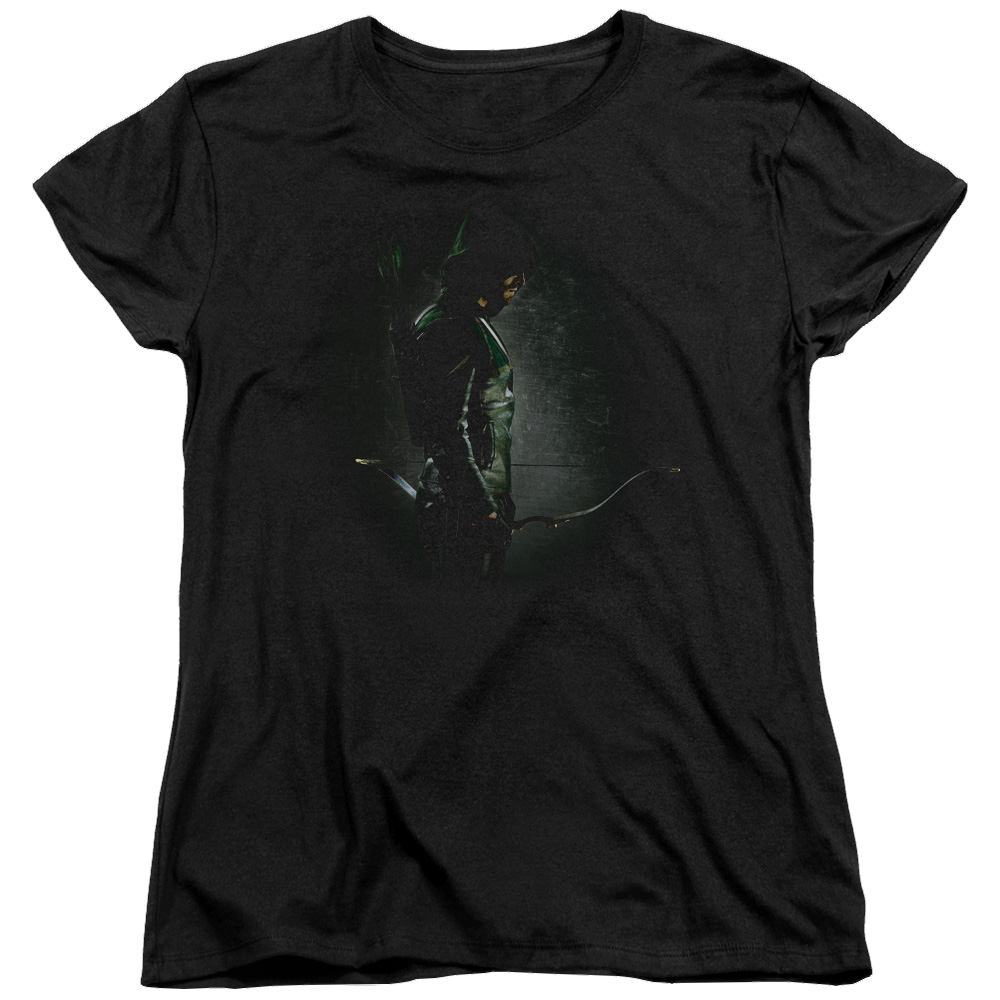 Arrow In The Shadows - Women's T-Shirt Women's T-Shirt Green Arrow   