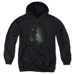 Arrow The Television Series In The Shadows - Youth Hoodie Youth Hoodie (Ages 8-12) Green Arrow   