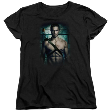 Arrow Shirtless - Women's T-Shirt Green Arrow