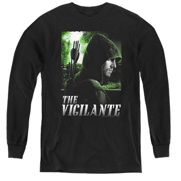 Arrow The Television Series Star City Defender - Youth Long Sleeve T-Shirt Youth Long Sleeve T-Shirt Green Arrow   
