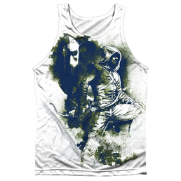 Arrow The Television Series Spray Paint - Men's All Over Print Tank Top Men's All Over Print Tank Green Arrow   