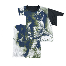 Arrow The Television Series Spray Paint - Youth Black Back T-Shirt Youth Black Back T-Shirt (Ages 8-12) Green Arrow   