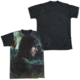 Arrow Hero - Men's Black Back T-Shirt Men's Black Back T-Shirt Green Arrow   