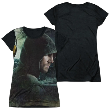 Arrow Hero - Juniors Black Back T-Shirt Green Arrow