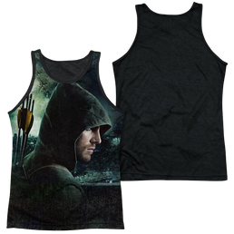 Arrow Hero Men's Black Back Tank Men's Black Back Tank Green Arrow   