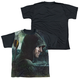 Arrow The Television Series Hero - Youth Black Back T-Shirt Youth Black Back T-Shirt (Ages 8-12) Green Arrow   