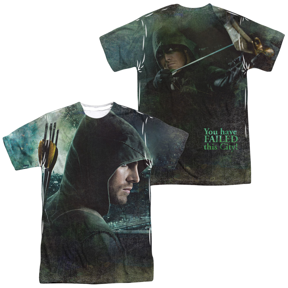 Arrow Hero Men's All Over Print T-Shirt Men's All-Over Print T-Shirt Green Arrow   