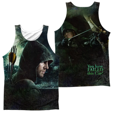 Arrow Hero Men's All Over Print Tank Green Arrow